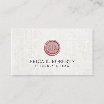 lawyer attorney at law notary service business card