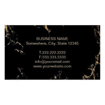Small Lawyer Attorney At Law Trendy Turquoise & Gold Business Card Back View