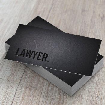 lawyer attorney minimalist professional bold business card