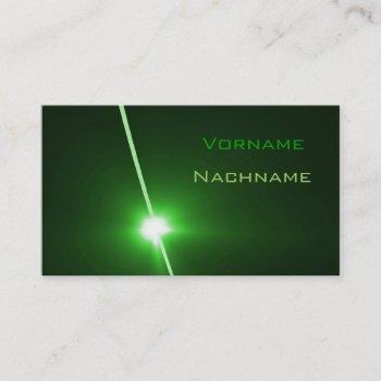 led green business card