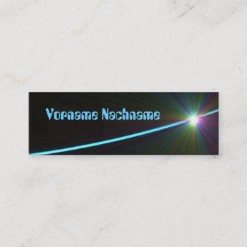 led young mini business card