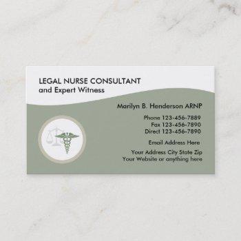 legal nurse practitioner business card
