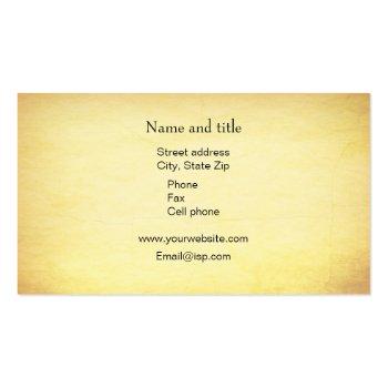 Small Librarian Business Card Back View