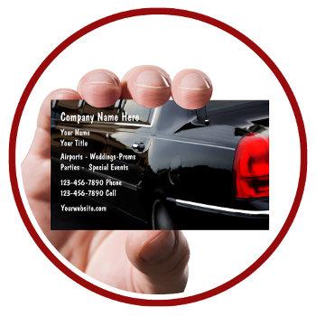 limousine car service business cards