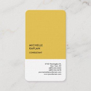 linen professional exclusive special unique business card
