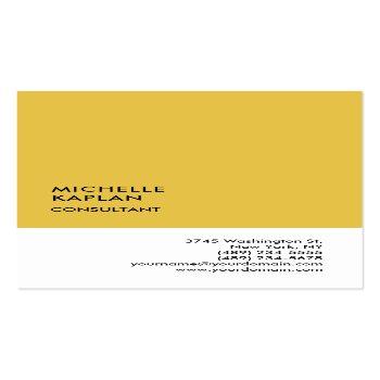 Small Linen Professional Exclusive Special Unique Business Card Front View
