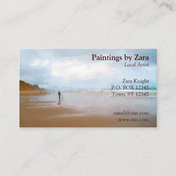local artist or painter business card
