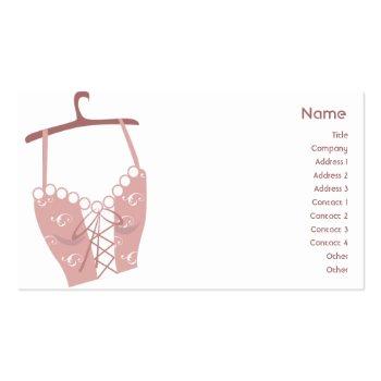 Small Longlive Bra - Business Business Card Front View