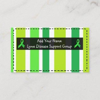 lyme disease awareness business card
