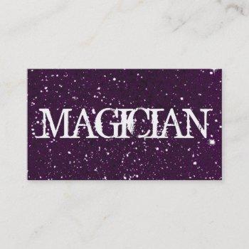magician card
