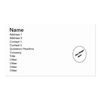 Small Make Your Personalized Business Card Front View