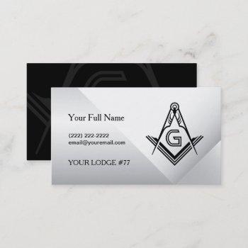 masonic card business card templates | freemason