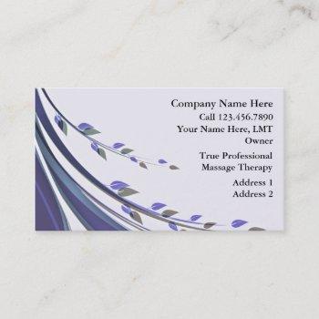 massage business cards