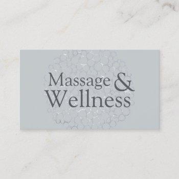 massage therapist deep tissue reiki essential oils business card