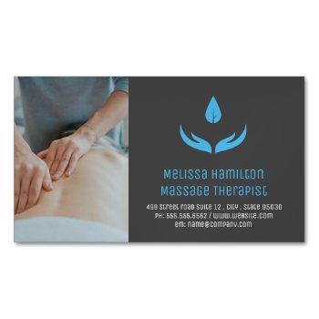 massage therapist | spa owner business card magnet