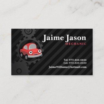mechanic business cards