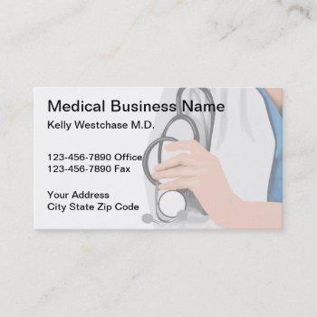 medical doctor office business cards