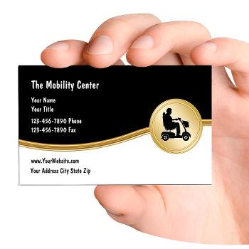 medical scooter mobility business cards