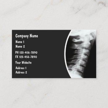 medical xray radiology theme business card