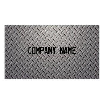 Small Metallic Business Card Front View
