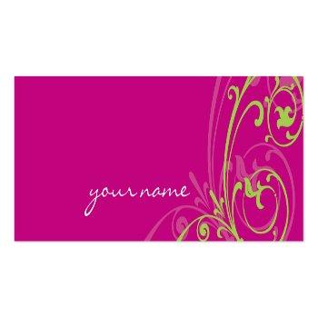 Small Mini Business Card :: Fabulously 1 Front View