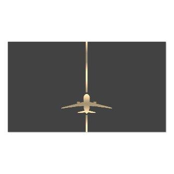 Small Minimalist Aviation Business Card Front View