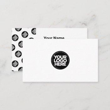 minimalist professional corporate black and white business card