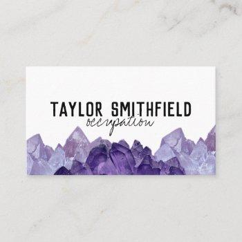 Small Miscellaneous Gems Business Card Front View