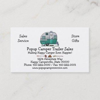 mobile scout camper business card