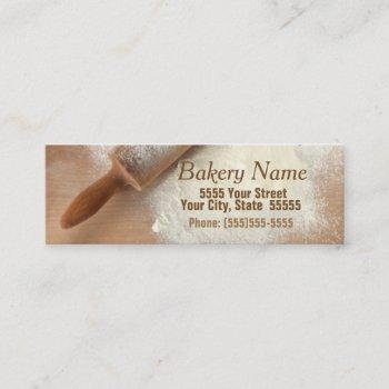 modern bakery/catering company business card