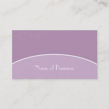 modern chic professional lavender purple and name business card