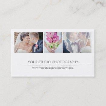 modern collage business card - groupon