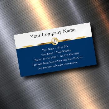 modern executive attorney theme business card magnet