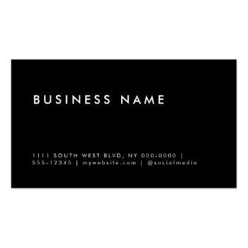 Small Modern Minimalist Business Multiple Dates Appointment Card Front View