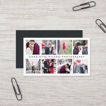 modern photo collage | photographer business card