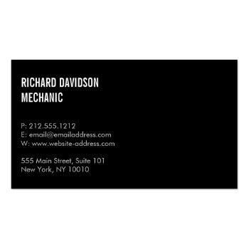 Small Modern Racing Flag Logo In Blue Automotive Business Card Back View
