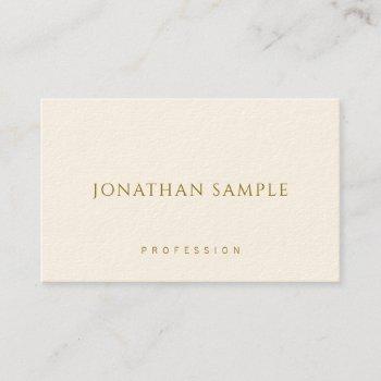 modern template business cards elegant gold text