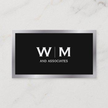 monogram | executive business card