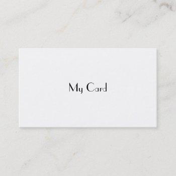 "my card" funny business cards