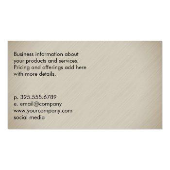 Small Nail Technician Business Card Back View