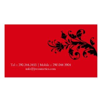 Small Nail Technician Business Cards Back View