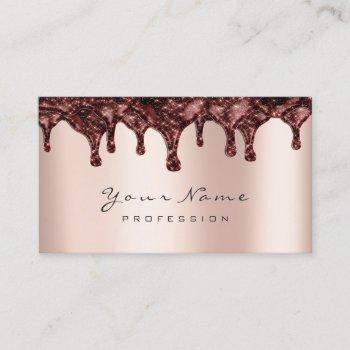 nails wax epilation depilation pink chocolate cake business card