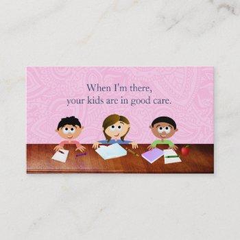 nanny business cards