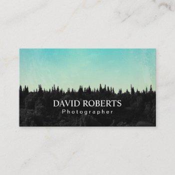 nature photography professional photographer business card