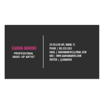 Small New Black Out | Groupon Business Cards Back View