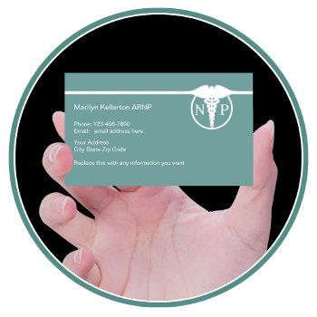 nurse practitioner design business card