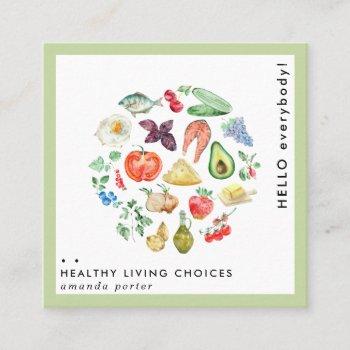 nutrition business card