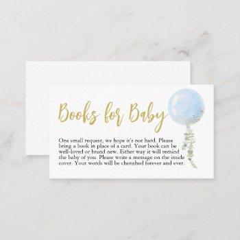 oh boy baby shower books for baby business card