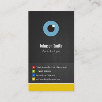 ophthalmologist - optical creative innovative business card