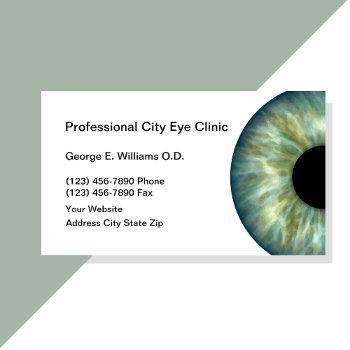 optometrist professional business cards
